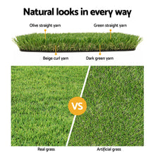 Load image into Gallery viewer, Primeturf Artificial Grass 30mm 1mx20m 20sqm Synthetic Fake Turf Plants Plastic Lawn 4-coloured
