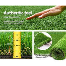 Load image into Gallery viewer, Primeturf Artificial Grass 40mm 2mx5m 10sqm Synthetic Fake Turf Plants Plastic Lawn 4-coloured
