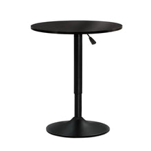 Load image into Gallery viewer, Artiss Bar Table Gas Lift Round Black
