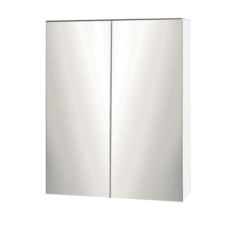 Bathroom Vanity Mirror with Storage Cabinet - White