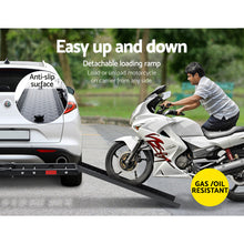 Load image into Gallery viewer, Giantz Steel Motorbike Carrier Rack 2&quot; Towbar Arm Rack Dirt Bike Ramp
