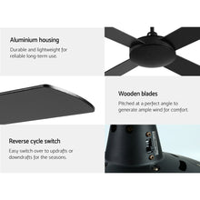 Load image into Gallery viewer, 52&#39;&#39; Ceiling Fan w/Remote - Black
