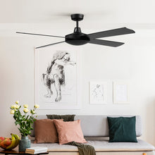 Load image into Gallery viewer, 52&#39;&#39; Ceiling Fan w/Remote - Black
