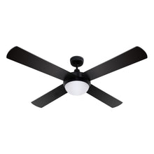 Load image into Gallery viewer, 52&#39;&#39; Ceiling Fan w/Light w/Remote Timer - Black
