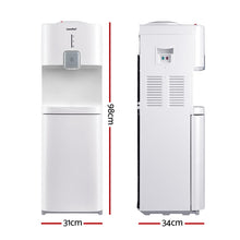 Load image into Gallery viewer, 20L Water Dispenser Cooler Hot Cold Taps Purifier Cabinet - White
