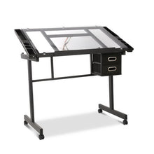 Load image into Gallery viewer, Adjustable Drafting Desk - Black and Grey
