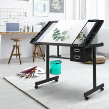 Load image into Gallery viewer, Adjustable Drafting Desk - Black and Grey
