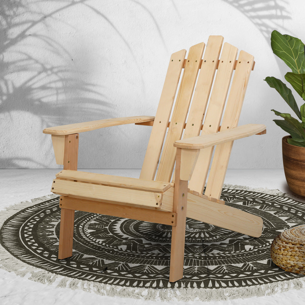 Outdoor Sun Lounge Wooden Chair