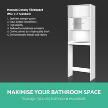 Load image into Gallery viewer, Bathroom Storage Cabinet - White
