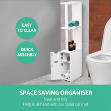 Load image into Gallery viewer, Contemporary and stylish Bathroom Storage Cabinet - White
