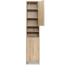 Load image into Gallery viewer, 185cm Bathroom Cabinet - Oak
