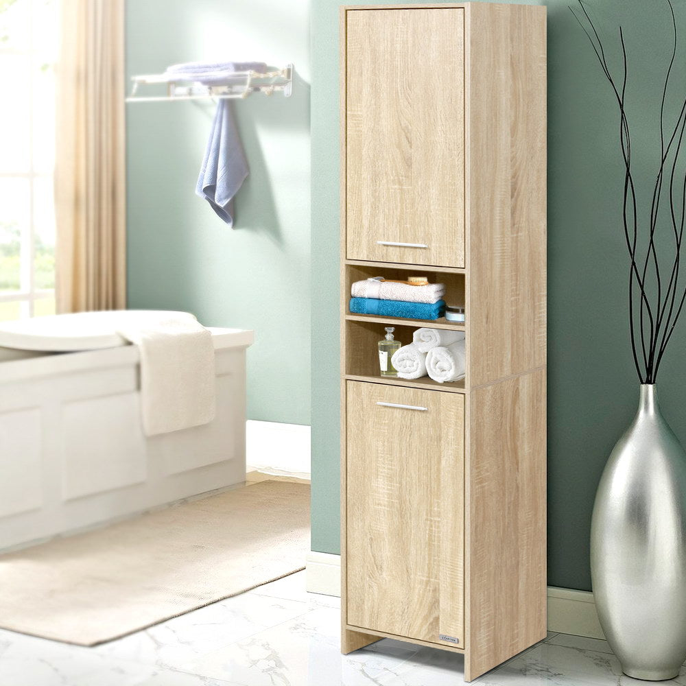 185cm Bathroom Cabinet - Oak