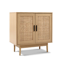 Load image into Gallery viewer, Rattan Buffet Sideboard Cabinet Storage Hallway Table
