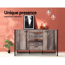 Load image into Gallery viewer, Buffet Sideboard Cabinet - Industrial Rustic Wooden
