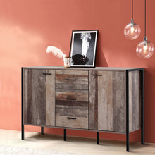 Load image into Gallery viewer, Buffet Sideboard Cabinet - Industrial Rustic Wooden
