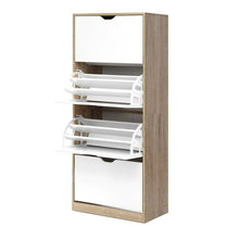 Load image into Gallery viewer, 48 Pairs Shoe Cabinet - Wooden
