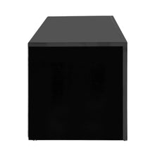 Load image into Gallery viewer, 130cm RGB LED High Gloss Black TV Cabinet Entertainment Unit
