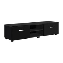 Load image into Gallery viewer, 140cm High Gloss Black TV Cabinet Stand Entertainment Unit
