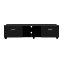 Load image into Gallery viewer, 140cm High Gloss Black TV Cabinet Stand Entertainment Unit
