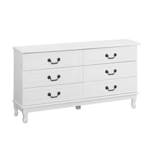 Load image into Gallery viewer, Elegant Provençal style white Chest of Drawers Lowboy
