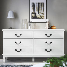 Load image into Gallery viewer, Elegant Provençal style white Chest of Drawers Lowboy
