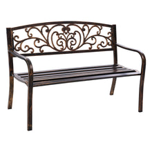 Load image into Gallery viewer, Weatherproof  Cast Iron Garden Bench - Bronze
