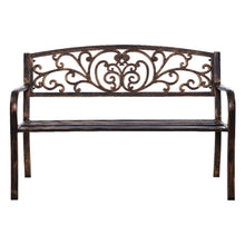 Load image into Gallery viewer, Weatherproof  Cast Iron Garden Bench - Bronze
