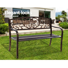 Load image into Gallery viewer, Weatherproof  Cast Iron Garden Bench - Bronze
