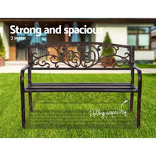 Load image into Gallery viewer, Weatherproof  Cast Iron Garden Bench - Bronze
