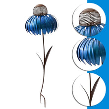 Load image into Gallery viewer, Petals Shape Sensation Blue Coneflower Bird Feeder
