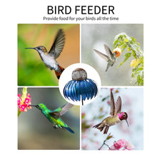 Load image into Gallery viewer, Petals Shape Sensation Blue Coneflower Bird Feeder
