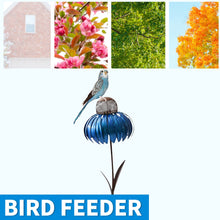 Load image into Gallery viewer, Petals Shape Sensation Blue Coneflower Bird Feeder
