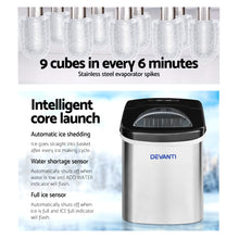 Load image into Gallery viewer, 2.4L Stainless Steel Portable Ice Cube Maker
