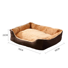 Load image into Gallery viewer, Soft Warm Washable Pet Bed Mattress - M Brown
