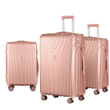 Load image into Gallery viewer, Wanderlite 3pc Luggage 20&#39;&#39; 24&#39;&#39; 28&#39;&#39; Trolley Suitcase Sets Travel TSA Hard Case Lightweight Pink
