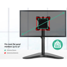 Load image into Gallery viewer, Magic Monitor Arm Stand Single Black
