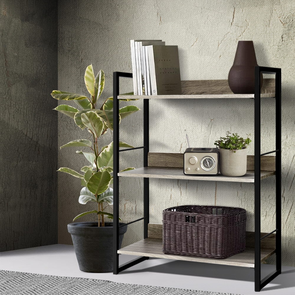 Mimo™ - Metal Frame Wooden Book Shelf