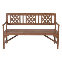 Load image into Gallery viewer, Sturdy and durable Wooden 3 Seater Garden Bench - Natural
