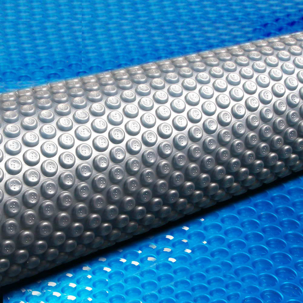 10X4M Solar Swimming Pool Cover 500 Micron Isothermal Blanket - Blue