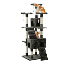 Load image into Gallery viewer, 180cm Pet Scratching Post - Wood Dark Grey
