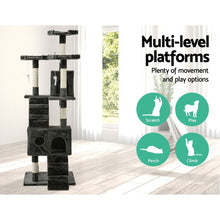 Load image into Gallery viewer, 180cm Pet Scratching Post - Wood Dark Grey
