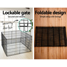 Load image into Gallery viewer, i.Pet 30&quot; 8 Panel Dog Playpen Pet Fence Exercise Cage Enclosure Play Pen
