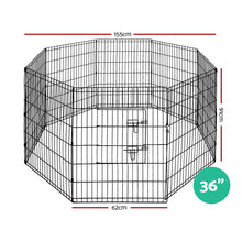 Load image into Gallery viewer, i.Pet 36&quot; 8 Panel Dog Playpen Pet Fence Exercise Cage Enclosure Play Pen
