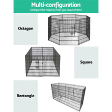 Load image into Gallery viewer, i.Pet 36&quot; 8 Panel Dog Playpen Pet Fence Exercise Cage Enclosure Play Pen
