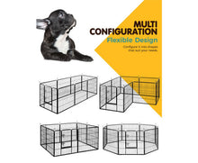 Load image into Gallery viewer, i.Pet 32&quot; 8 Panel Dog Playpen Pet Exercise Cage Enclosure Fence Play Pen
