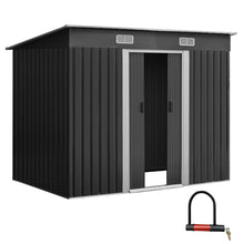 Load image into Gallery viewer, Giantz Garden Shed 2.38x1.31M Outdoor Storage Sheds Tool Workshop
