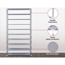 Load image into Gallery viewer, 10 Tier Stackable Shoe Rack
