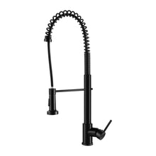 Load image into Gallery viewer, Pull Out Kitchen Tap Mixer Basin Taps Faucet Vanity Sink Swivel Brass WEL In Black
