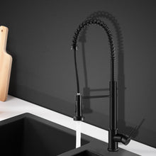 Load image into Gallery viewer, Pull Out Kitchen Tap Mixer Basin Taps Faucet Vanity Sink Swivel Brass WEL In Black
