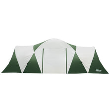 Load image into Gallery viewer, Weisshorn Family 12 Person Hiking Beach Tents (3 Rooms) Green Camping Tent
